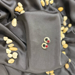 Crimson Bloom Studs